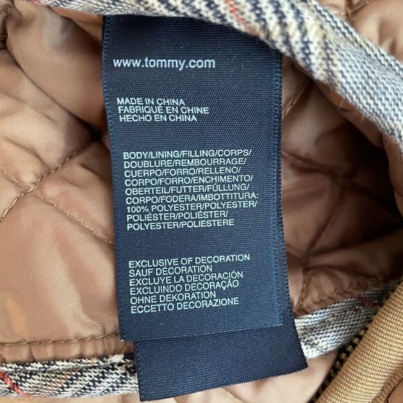 Tommy Hilfiger Quilted Full Zip Jacket Size M EUC - Picture 8 of 8